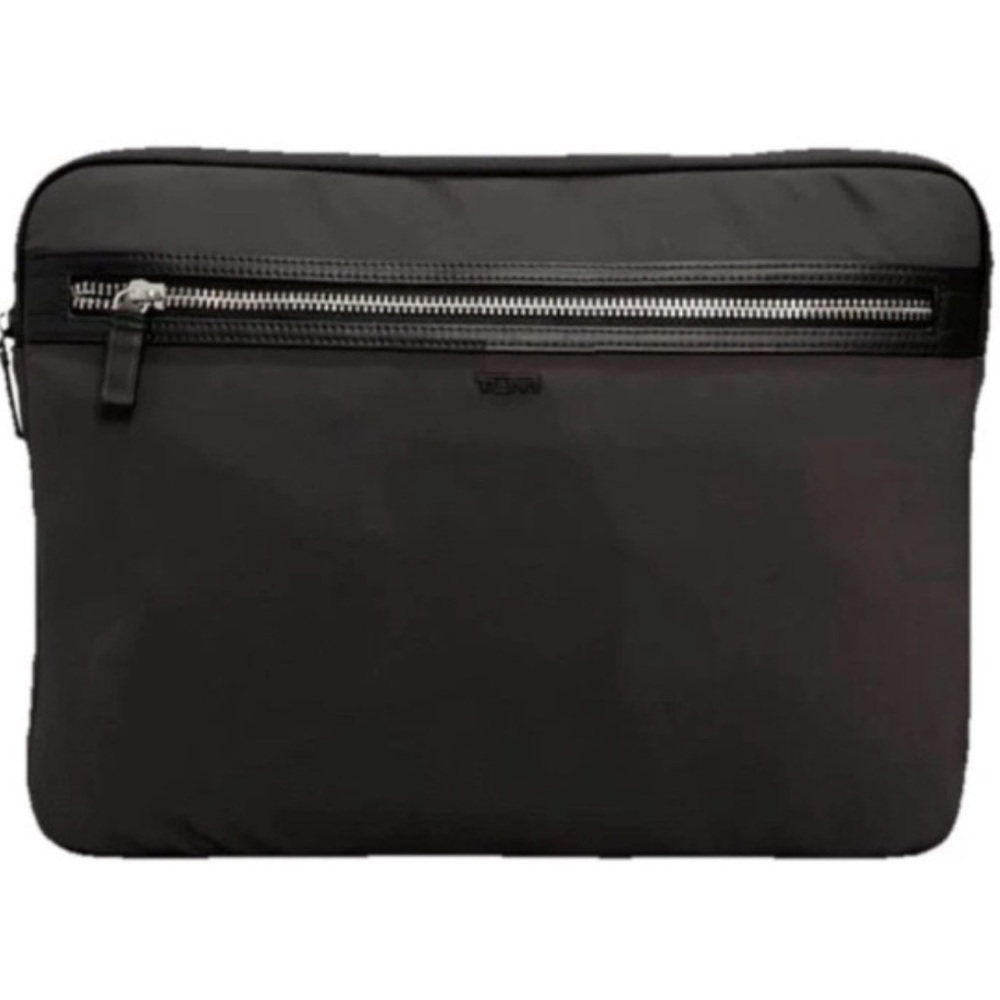 TUMI Kalvin Laptop Crossbody Messenger Unisex Adjustable Bag Black MSRP $395